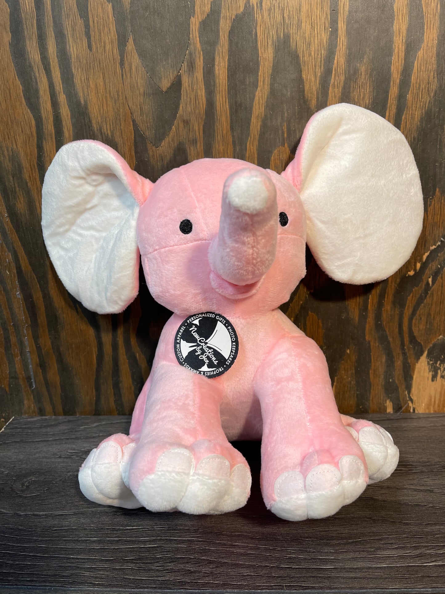 Plush Personalized Baby Elephant