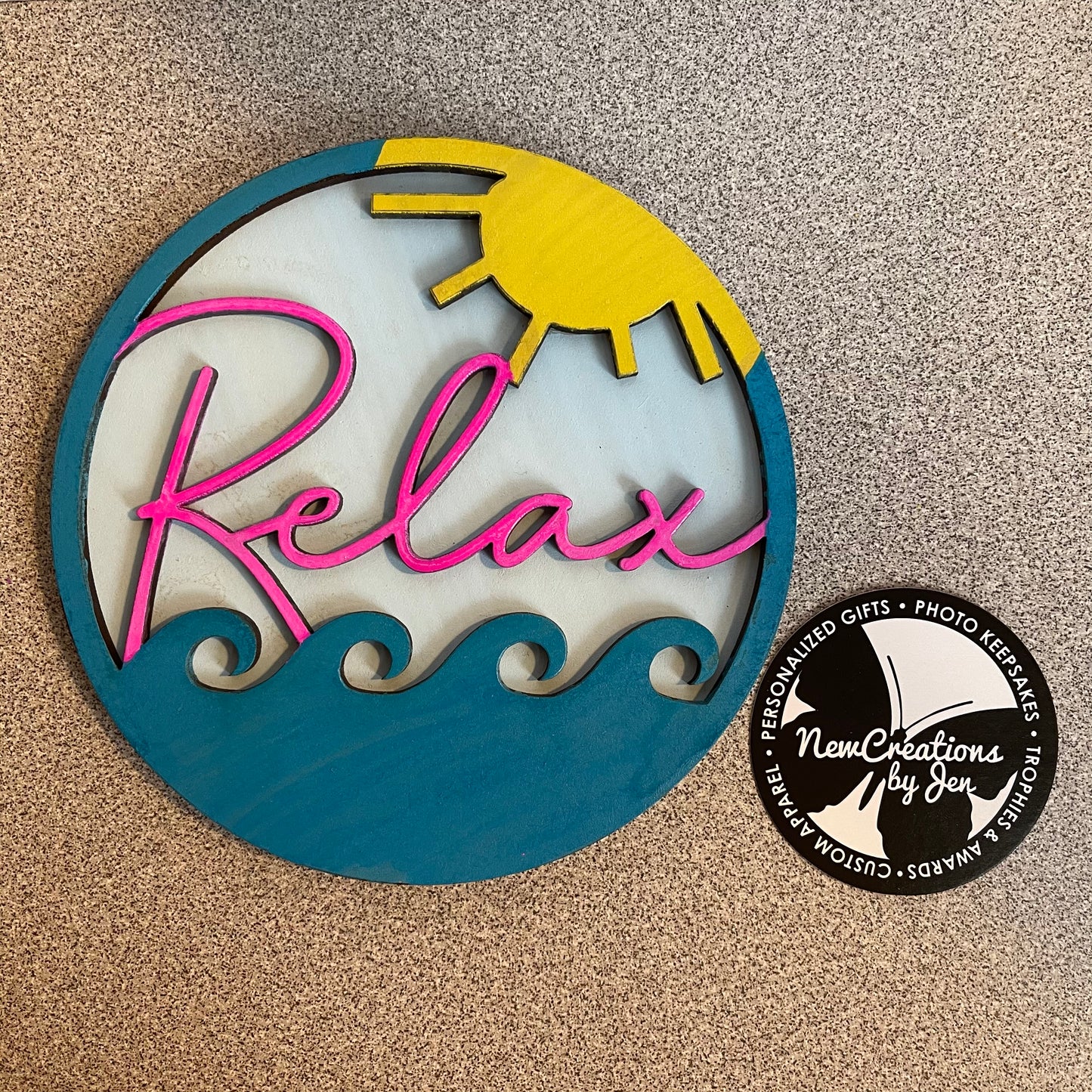 Inserto redondo Relax listo para pintar