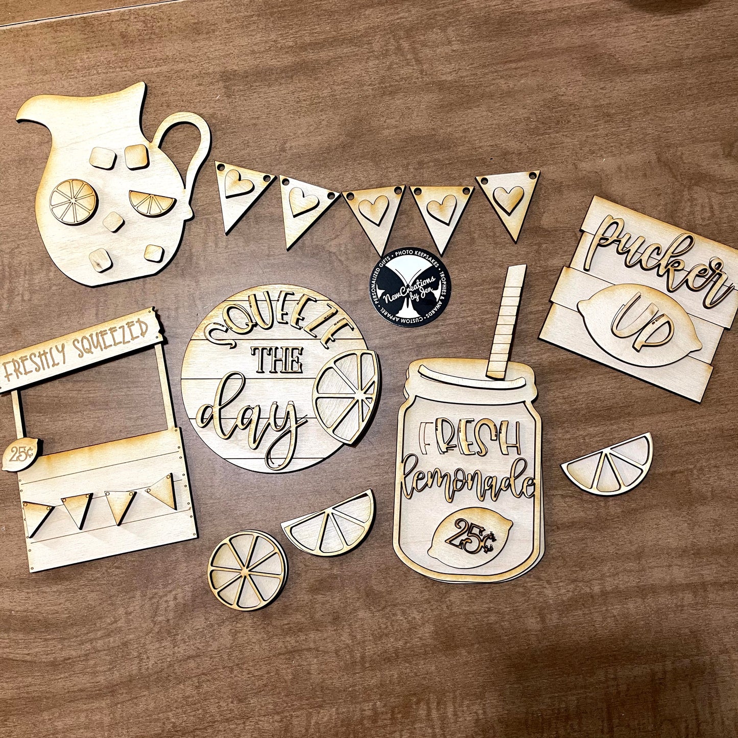 Pucker Up Lemonade Stand Tiered Tray Kit