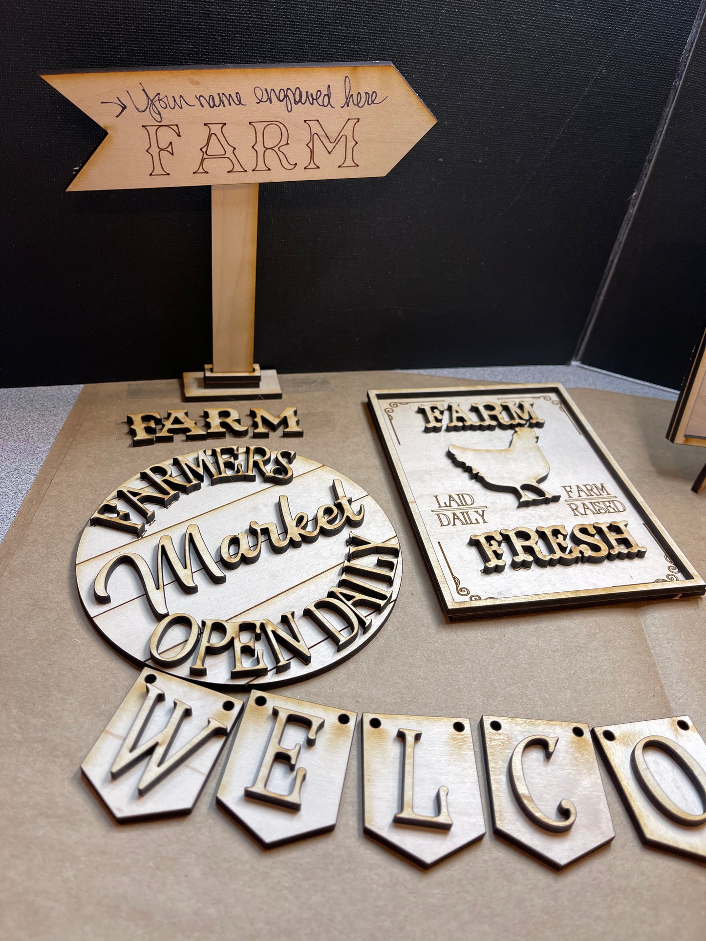 Farm Fresh Windmill Tiered Tray Kit