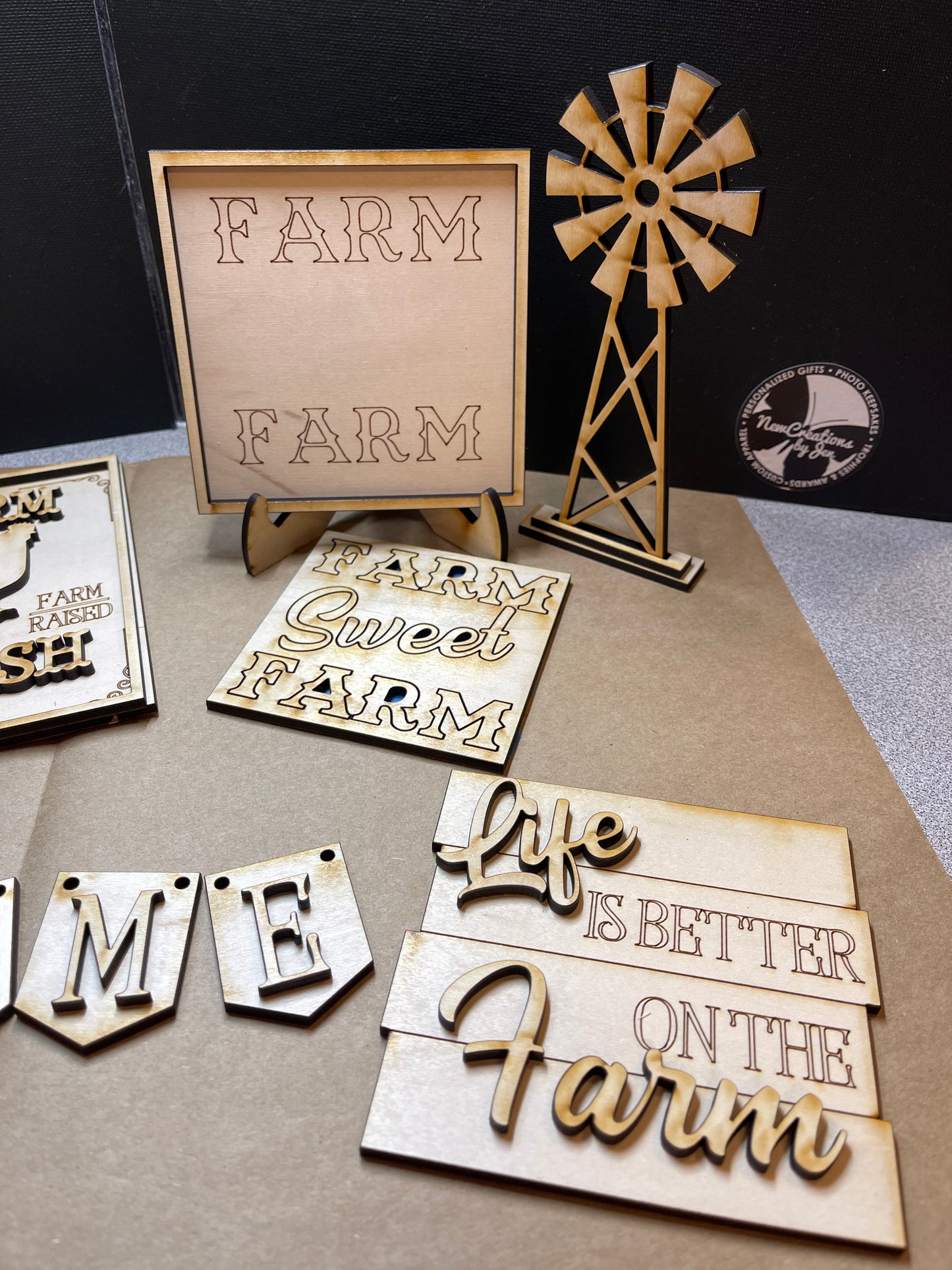 Farm Fresh Windmill Tiered Tray Kit