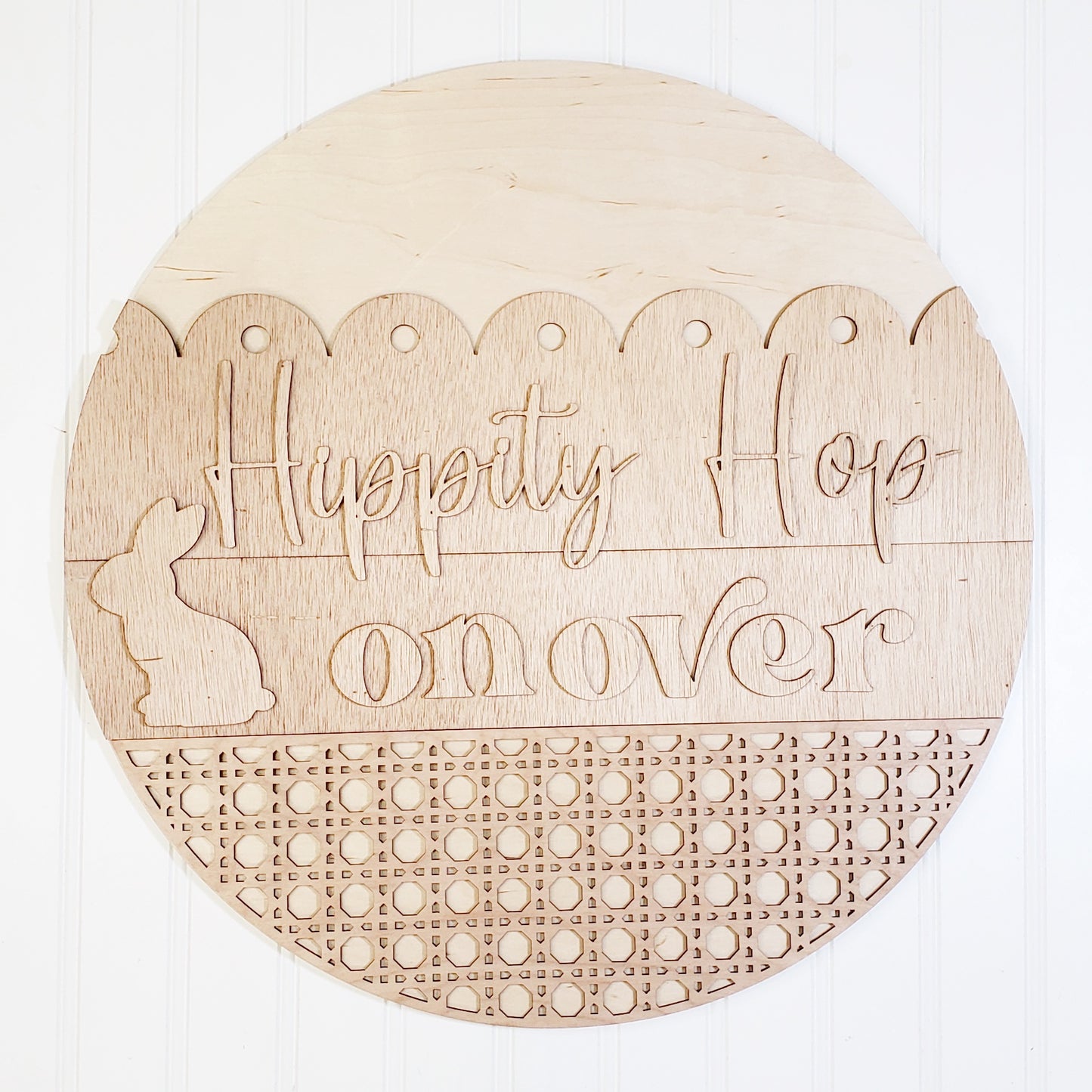 Hippity-Hop On Over Door Hanger Kit - Round - Various Sizes
