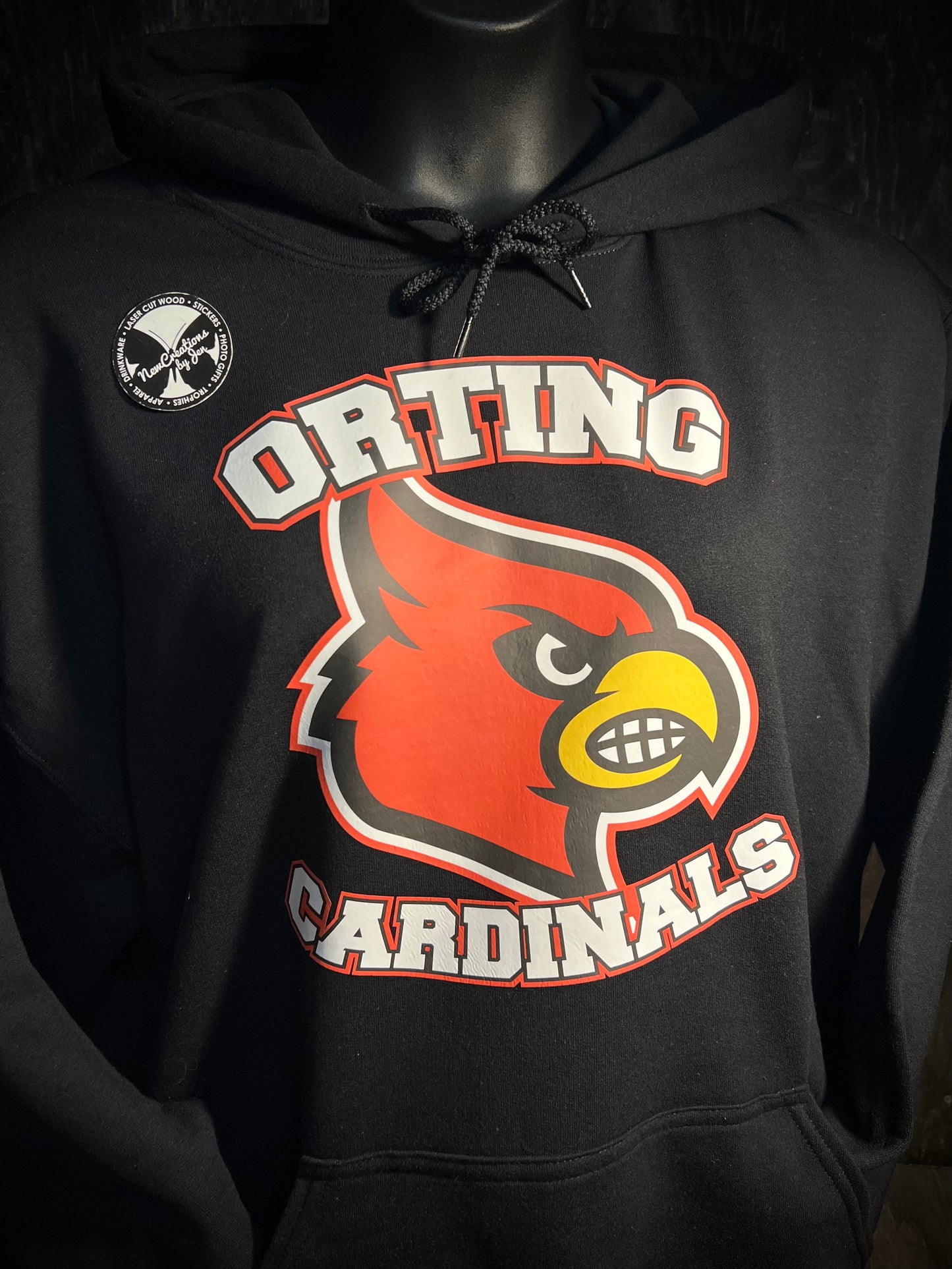 Holly's Favorite Orting Cardinals Hooded Sweatshirt G185