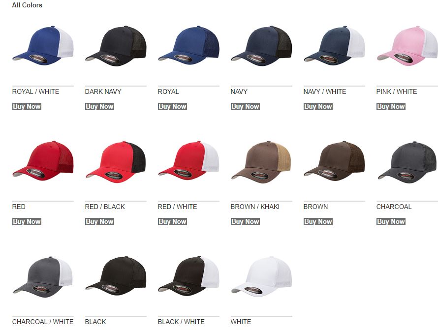 Flexfit Adult 6-Panel Trucker Cap 6511