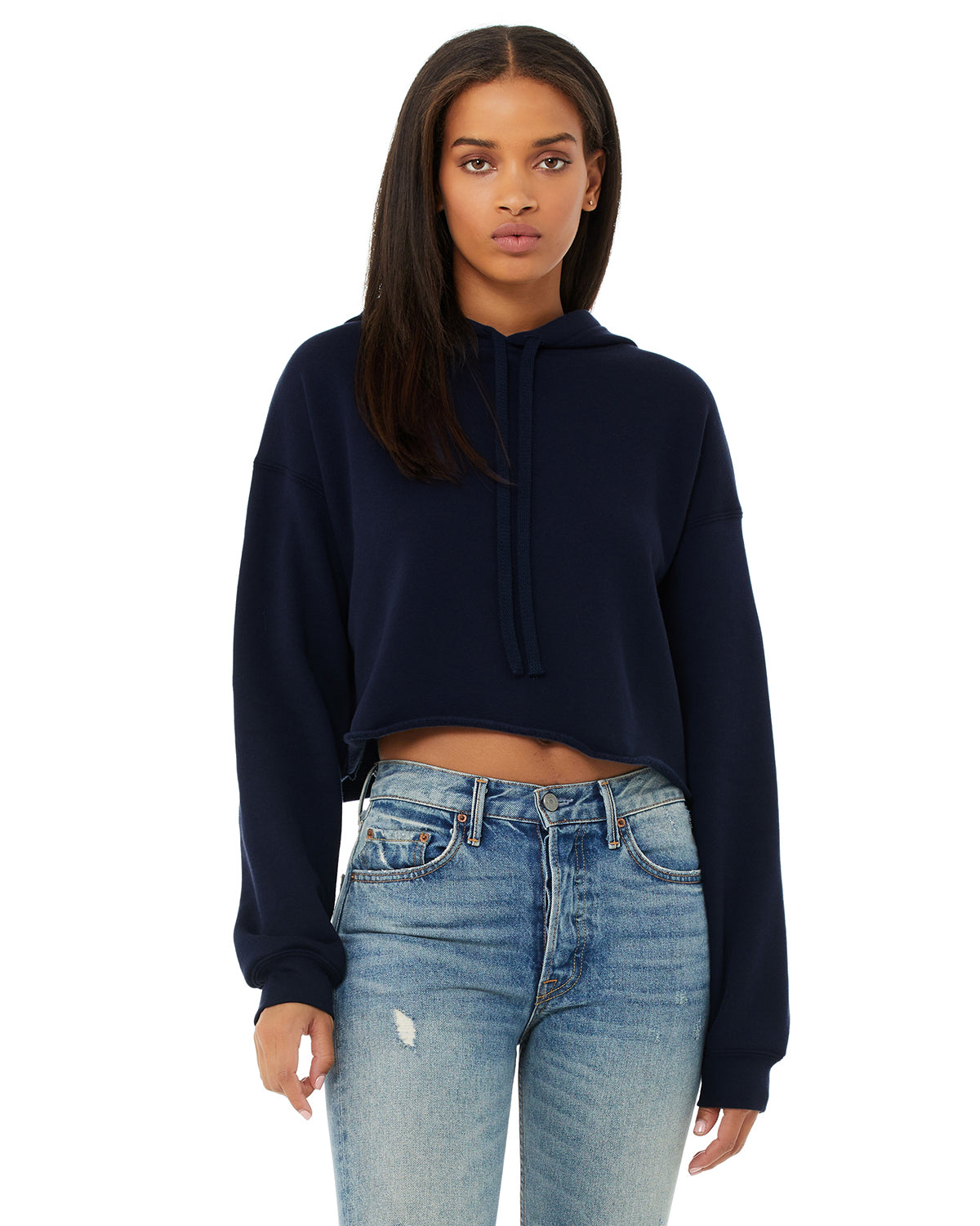 CrossFit BellaCanvas Ladies' Cropped Fleece Hoodie