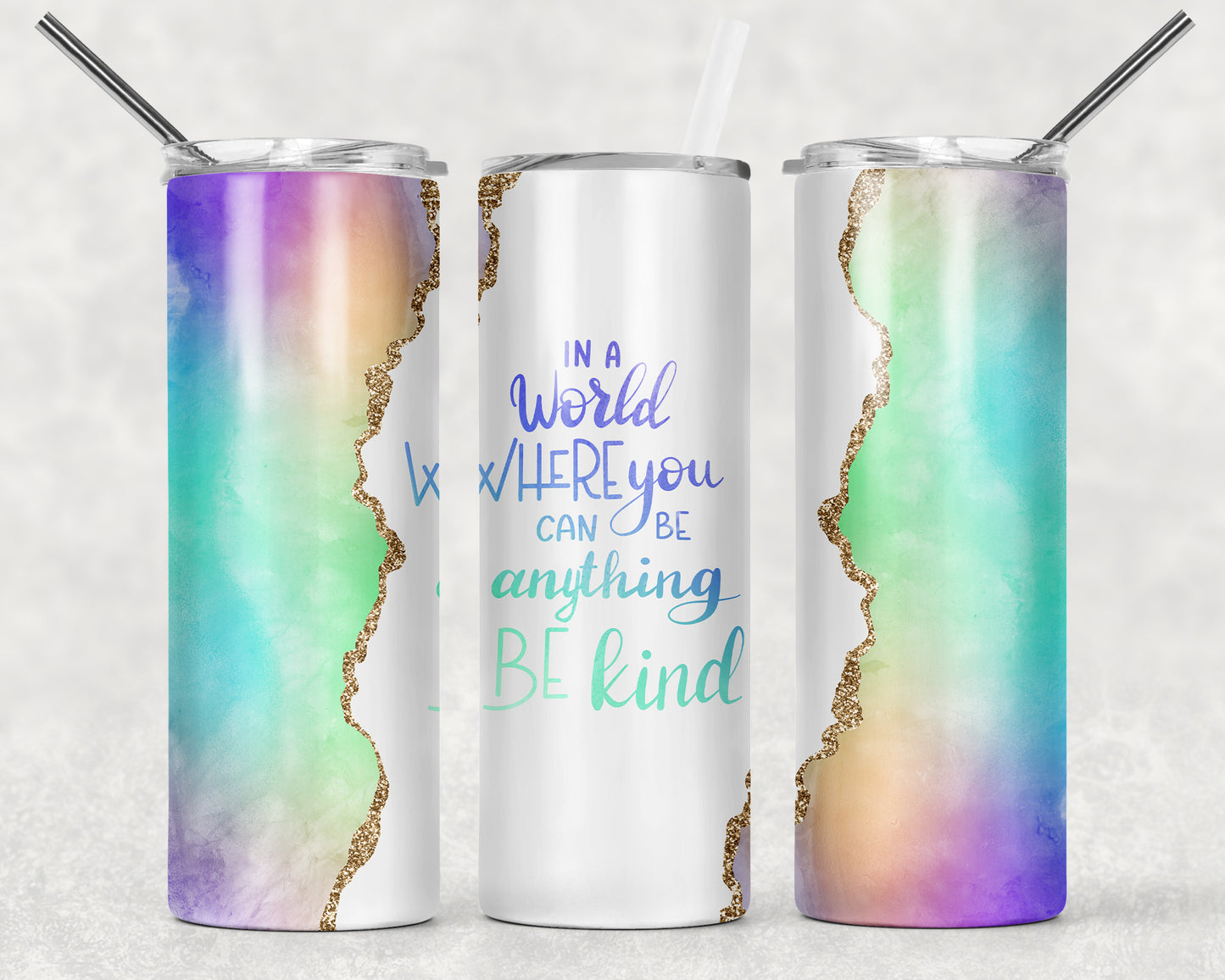 Vaso delgado a todo color - 20 oz - Elige tu diseño