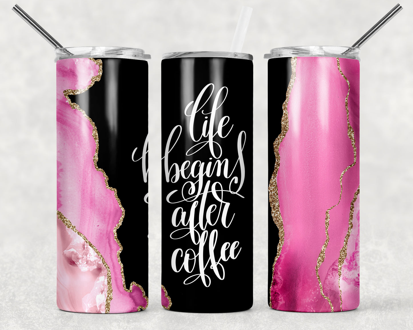 Vaso delgado a todo color - 20 oz - Elige tu diseño