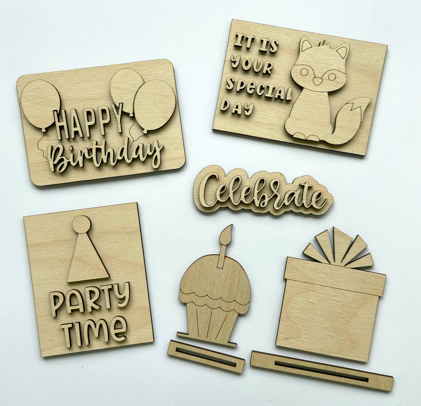 Birthday Celebration Tiered Tray Kit