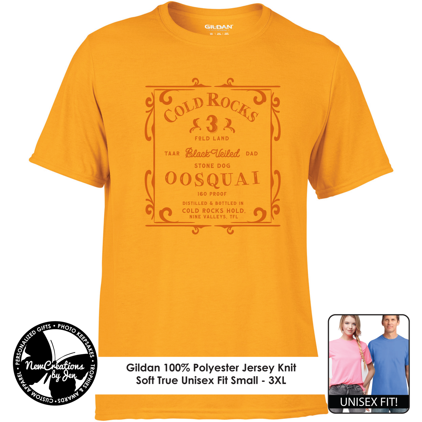 Cold Rocks Oosquai - Wheel of Time Inspired Souvenir Lightweight Tees