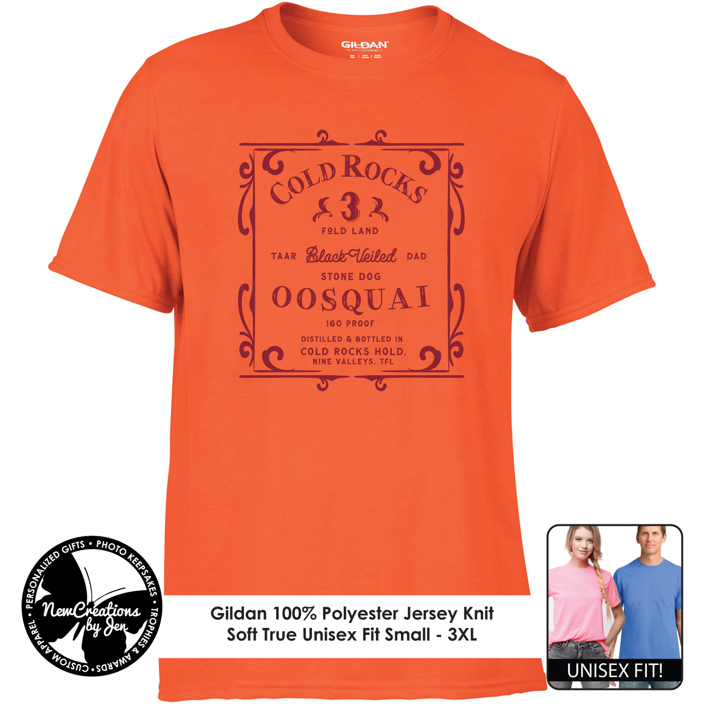 Cold Rocks Oosquai - Wheel of Time Inspired Souvenir Lightweight Tees