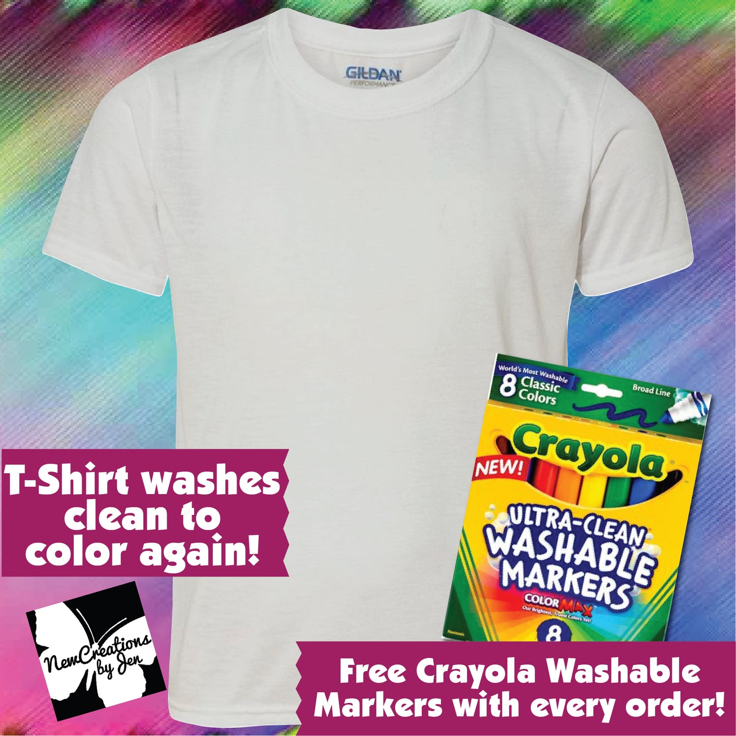 Fun Coloring Shirts COLOR • WASH • REPEAT