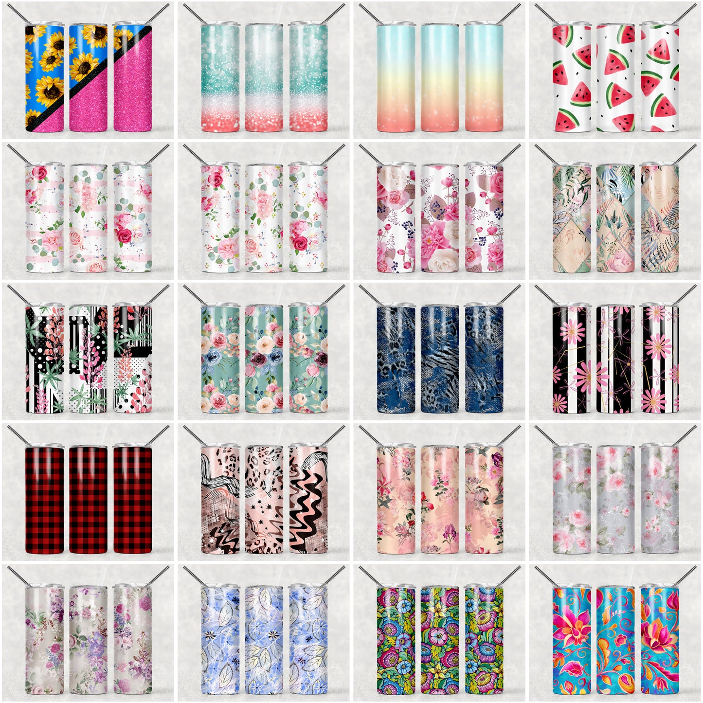 Vaso delgado a todo color - 20 oz - Elige tu diseño