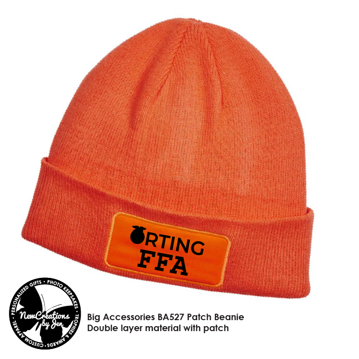 FFA Beanie Cap with art on patch