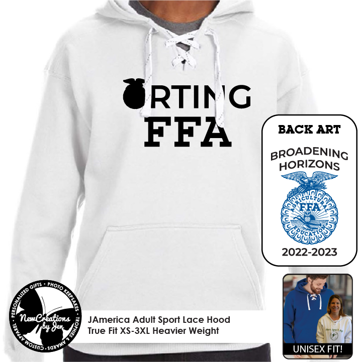 Sudadera deportiva con capucha y encaje premium de la FFA
