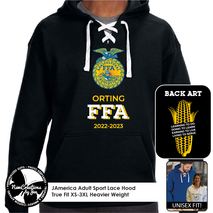 Sudadera deportiva con capucha y encaje premium de la FFA