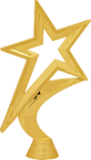 Gold Star Trophy - FREE Personalization!!