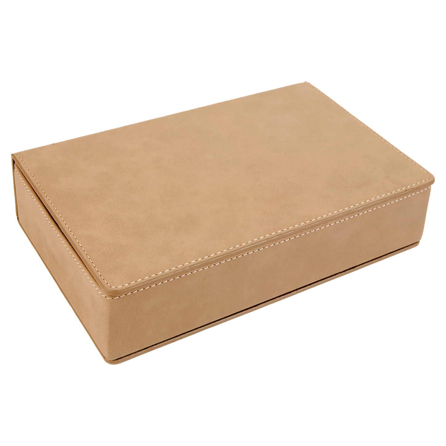 Set de regalo de frasco de cuero sintético grabable con láser
