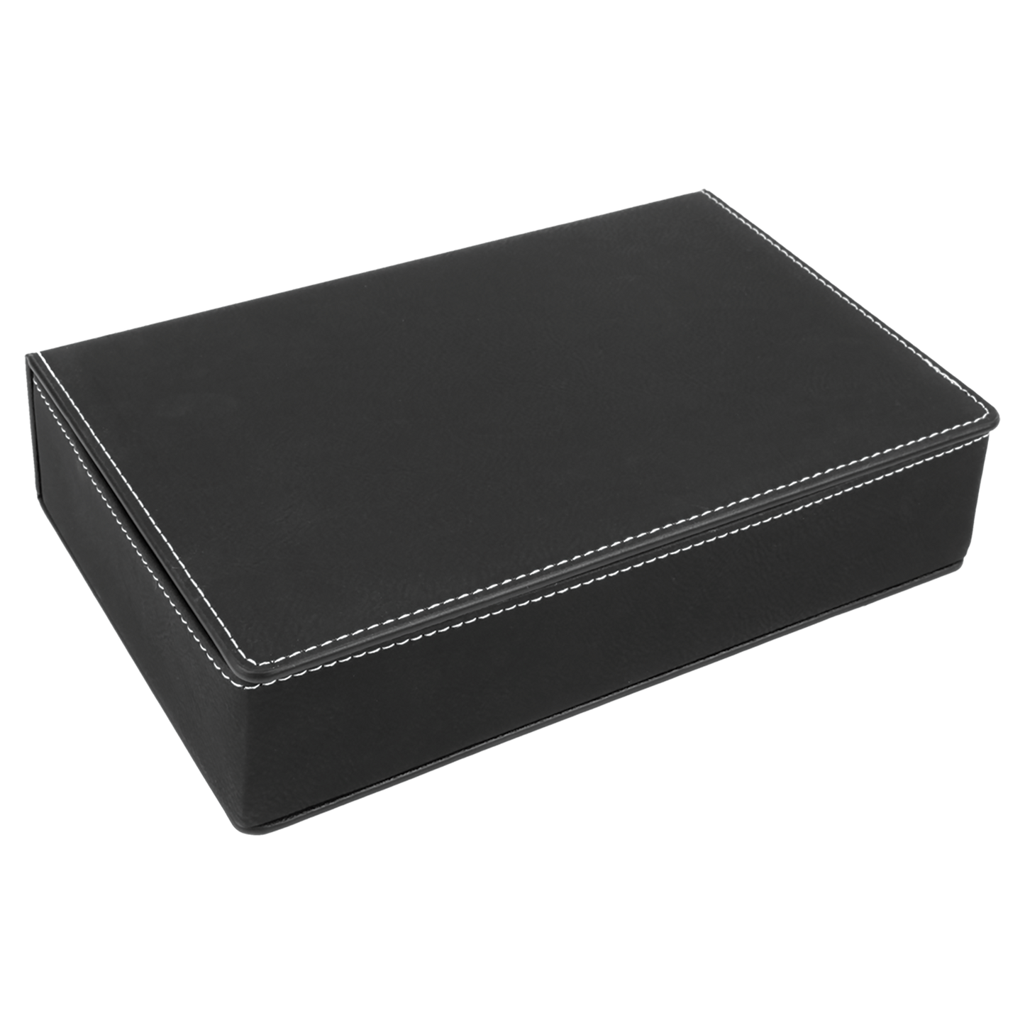 Set de regalo de frasco de cuero sintético grabable con láser