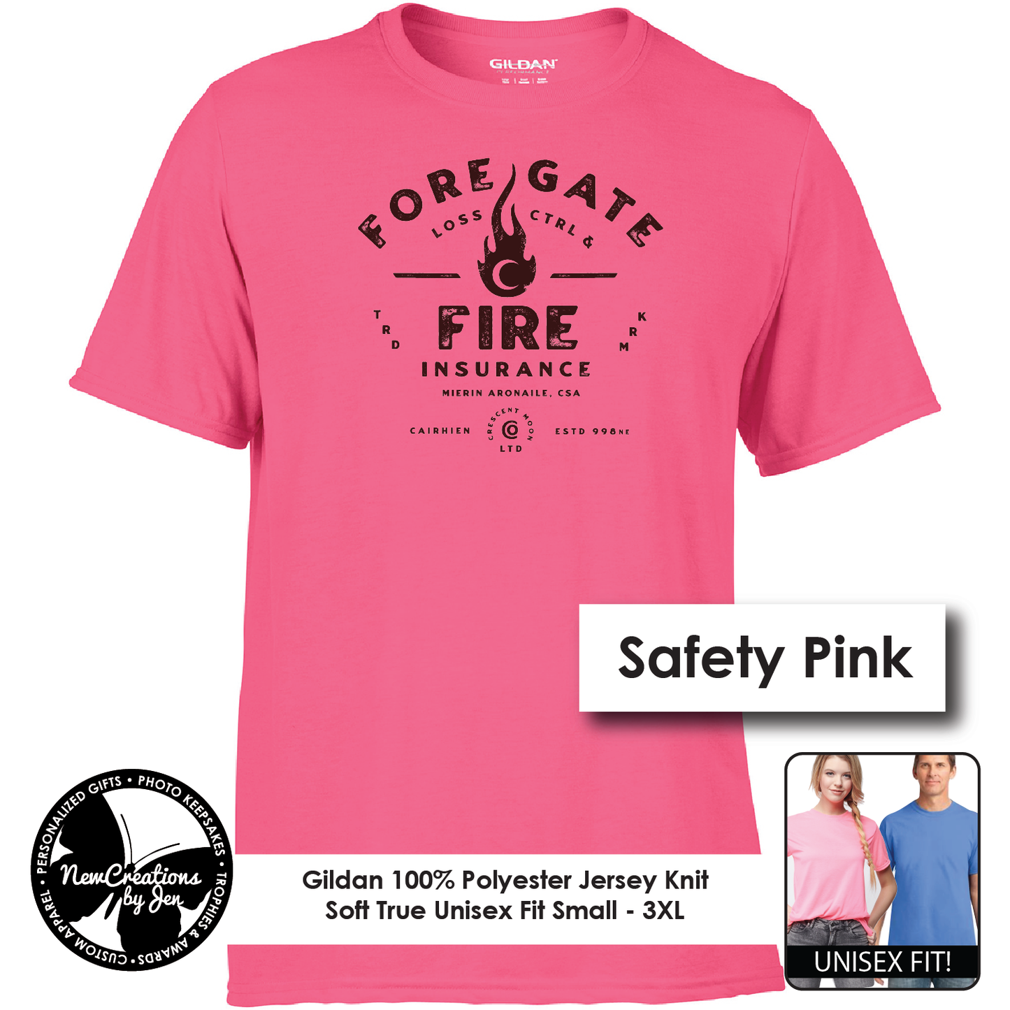 Foregate Fire Insurance  - Wheel of Time inspired Souvenir Lightweight Tees