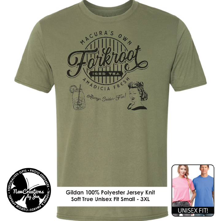 Forkroot Iced Tea - Wheel of Time Inspired Souvenir Lightweight Tees