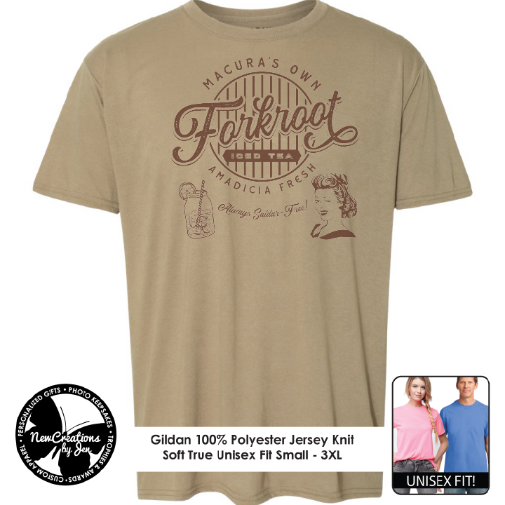 Forkroot Iced Tea - Wheel of Time Inspired Souvenir Lightweight Tees