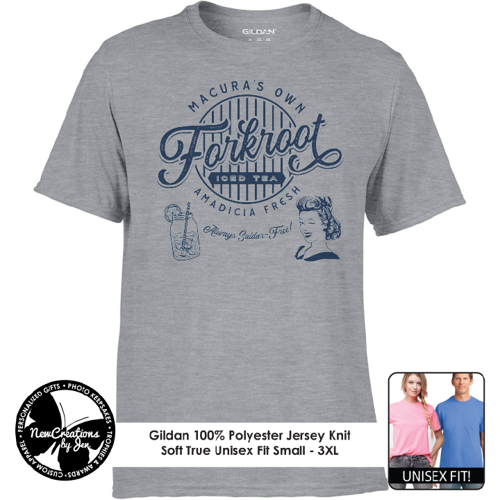 Forkroot Iced Tea - Wheel of Time Inspired Souvenir Lightweight Tees
