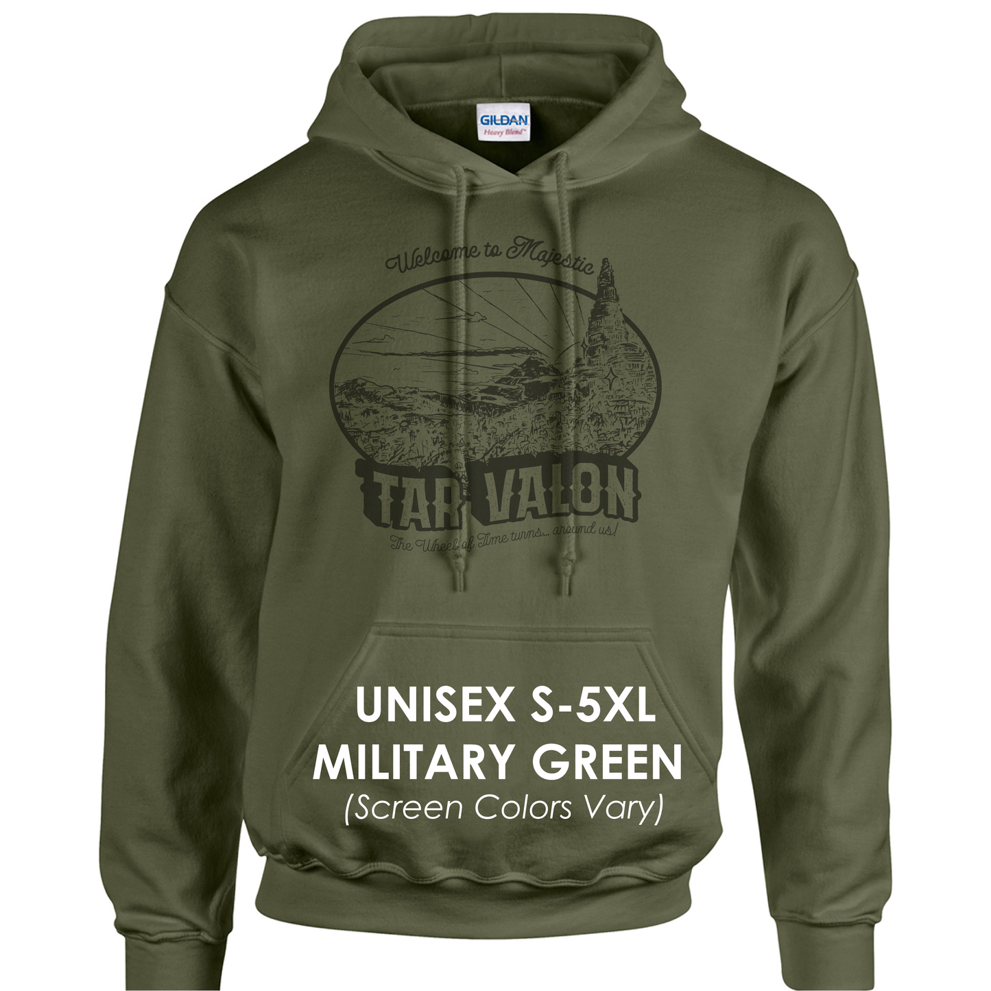 Wheel of Time Vintage Randland Souvenir Series Basic Hoodie