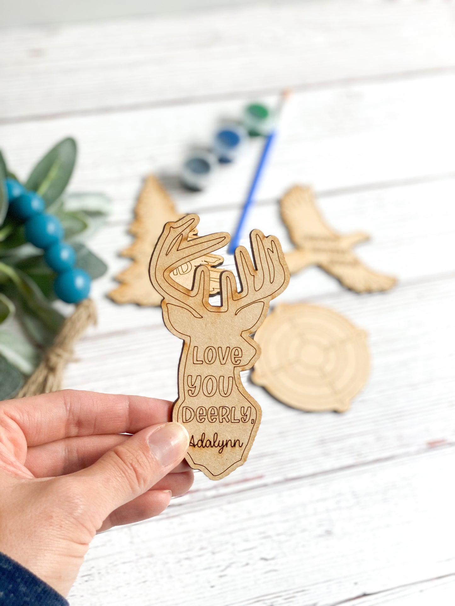 Daddy's Hunting Buddy - Ready to Paint Kit - FREE PERSONALIZATION