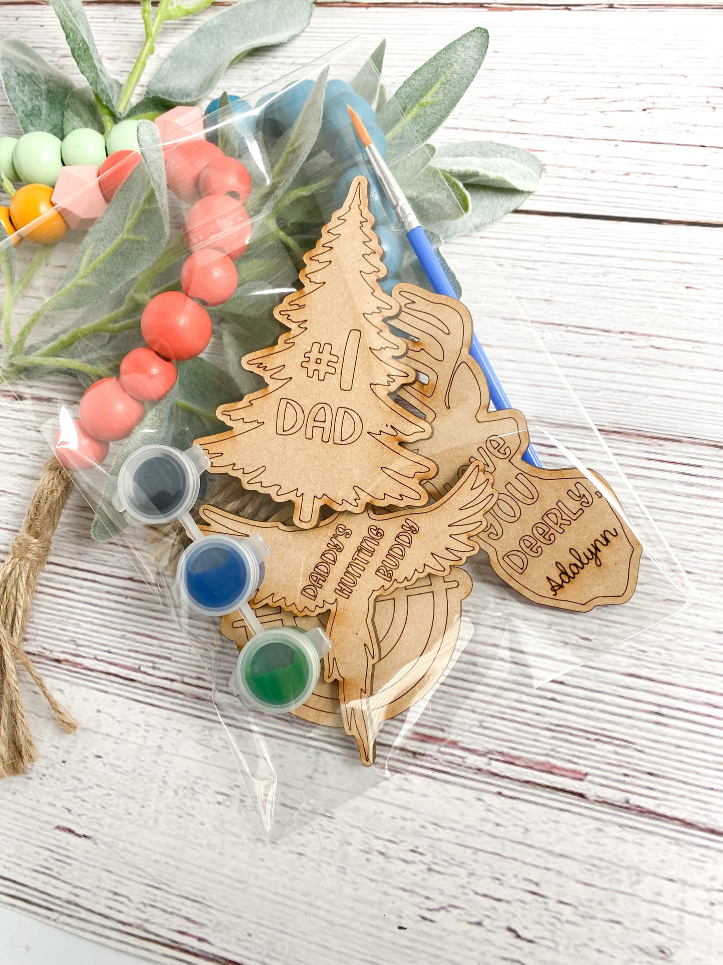 Daddy's Hunting Buddy - Ready to Paint Kit - FREE PERSONALIZATION