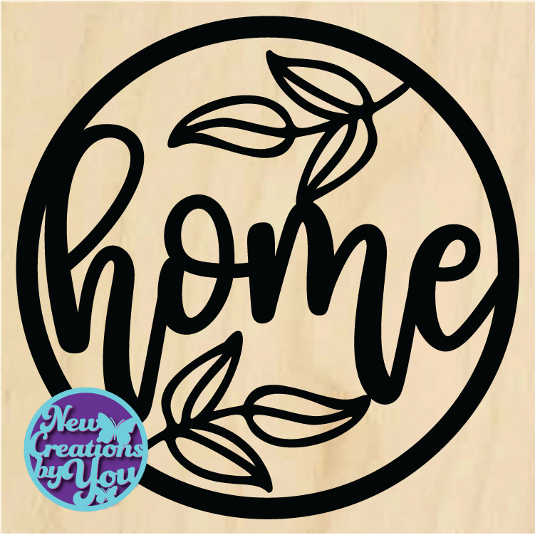 Inserto redondo para el hogar listo para pintar