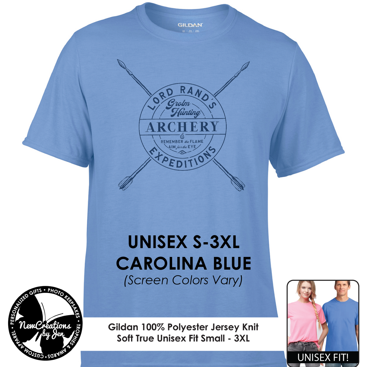 Lord Rand's Archery Expeditions - Wheel of Time Inspired Souvenir Lightweight Tees