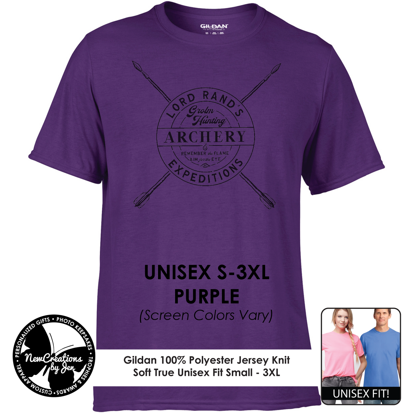 Lord Rand's Archery Expeditions - Wheel of Time Inspired Souvenir Lightweight Tees