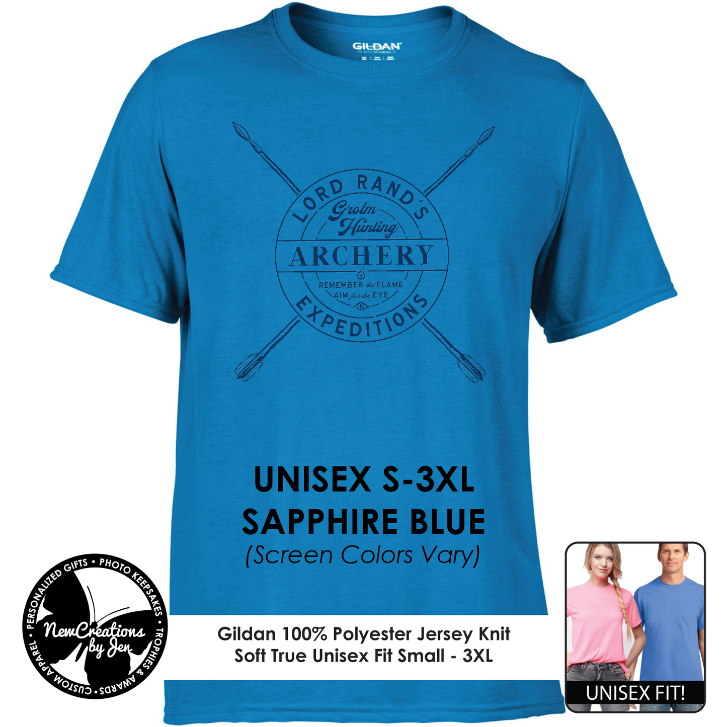 Lord Rand's Archery Expeditions - Wheel of Time Inspired Souvenir Lightweight Tees