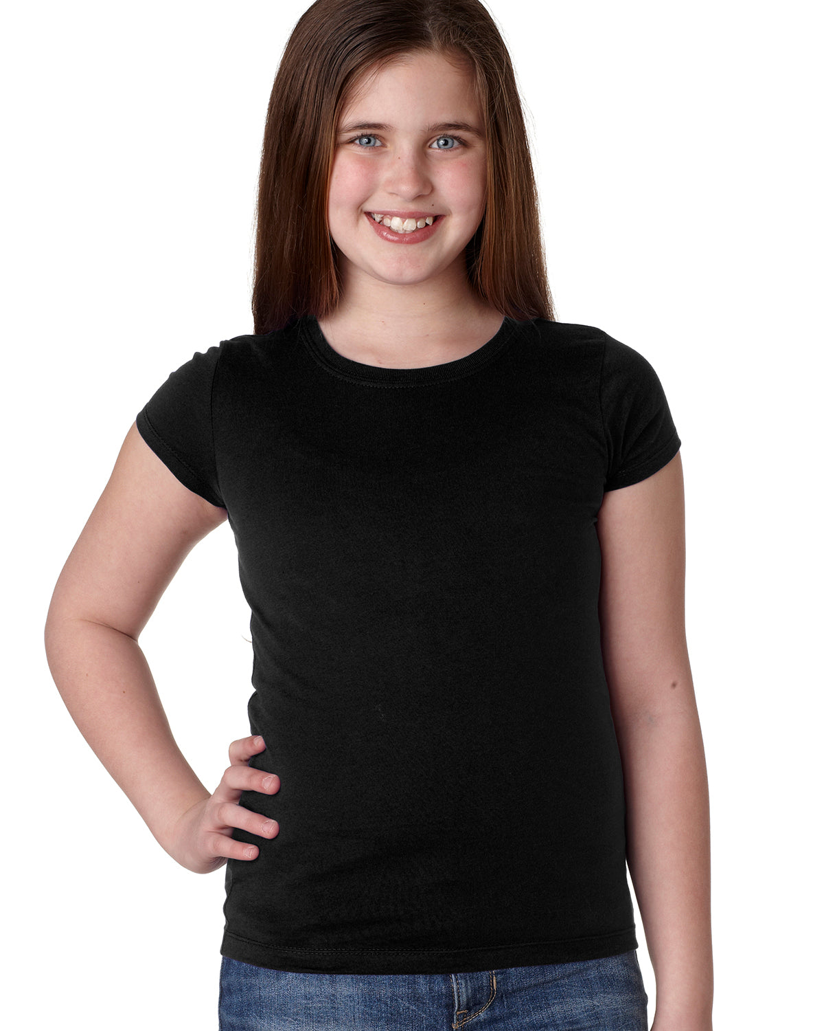 Girls’ Princess T-Shirt Soft Cotton Next Level N3710