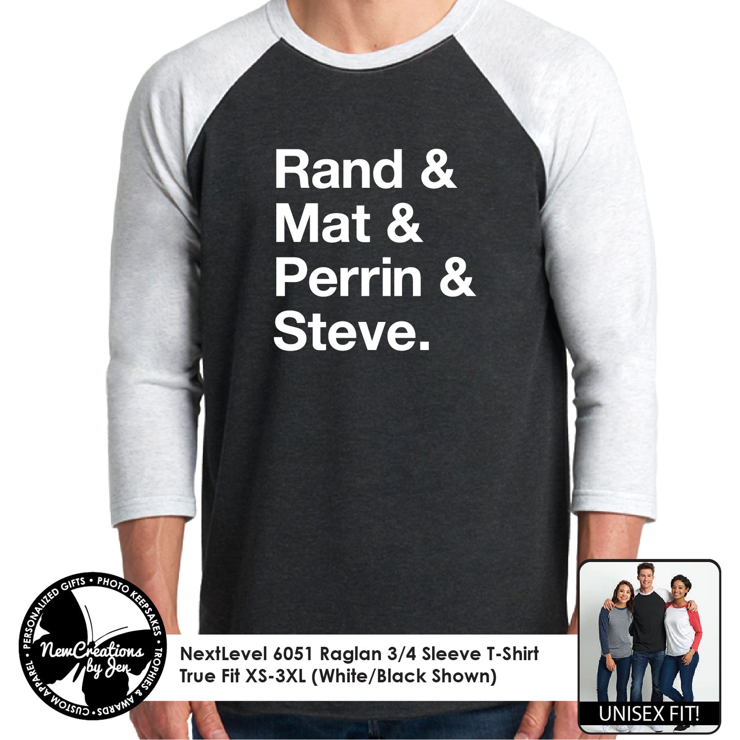 WWN - Unisex Baseball Raglan T-Shirt