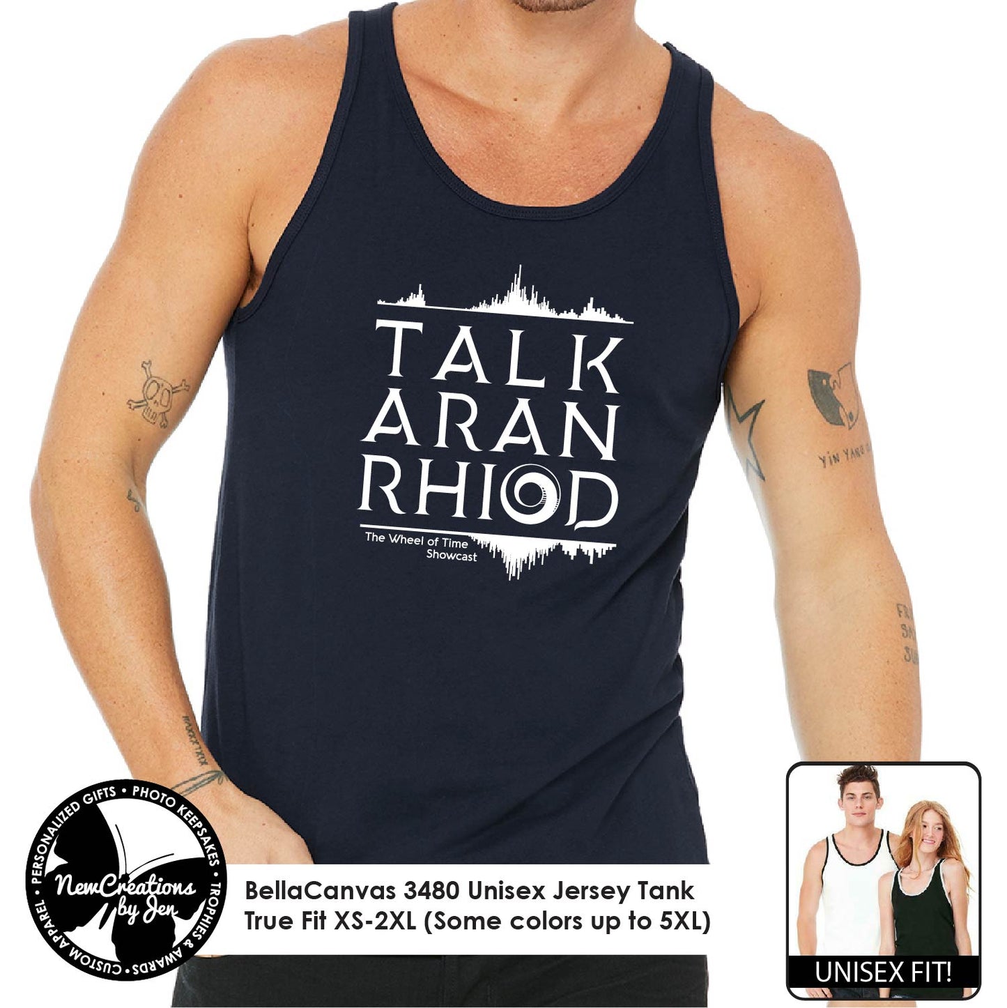 TAR - Camiseta sin mangas unisex