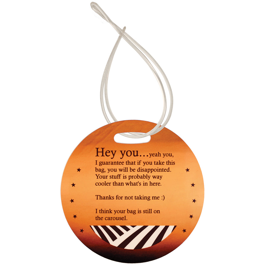 Thick Plastic Bag Tags Double-Sided Personalized