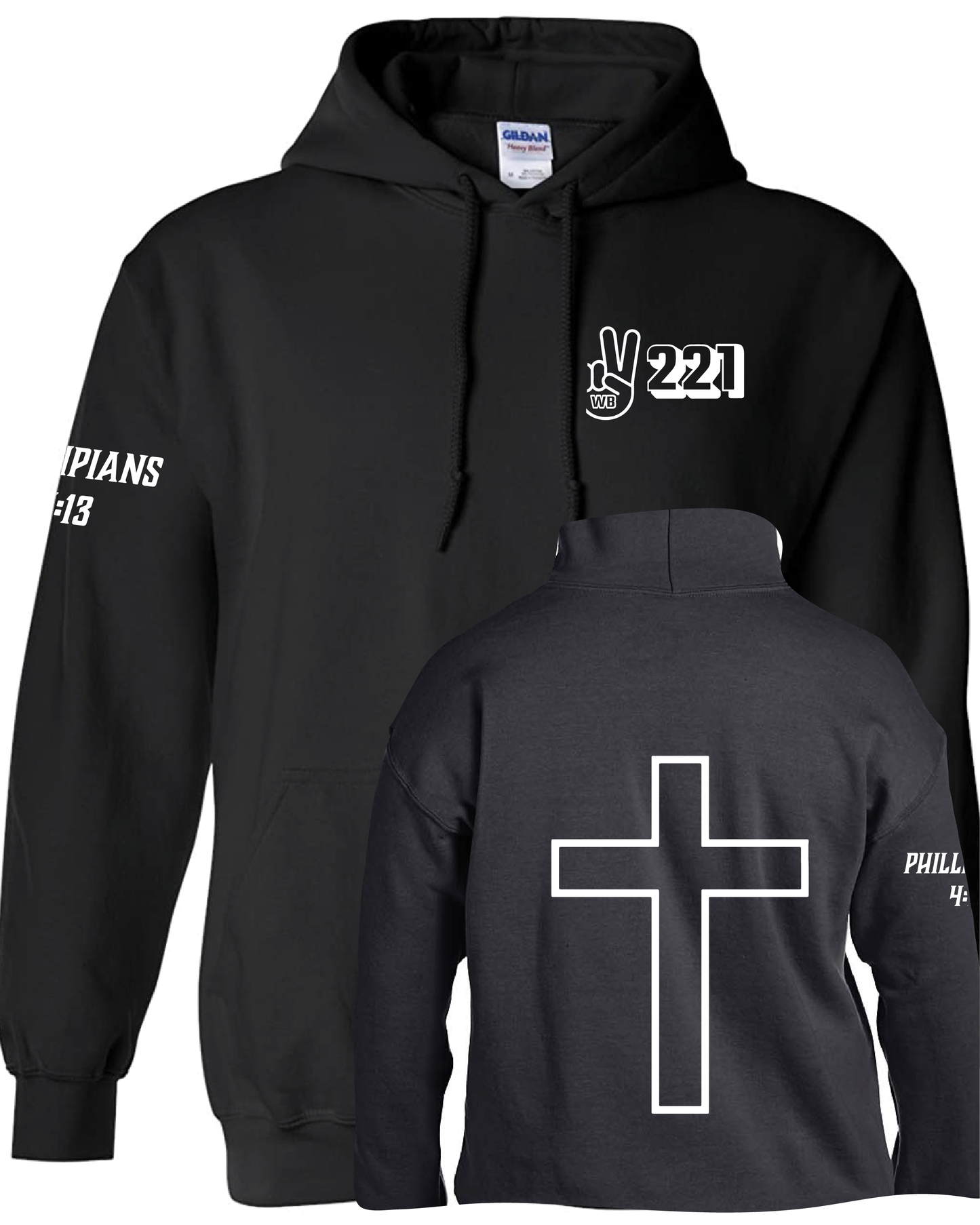 Sudadera con capucha WB221, diseño de Wyatt B G185