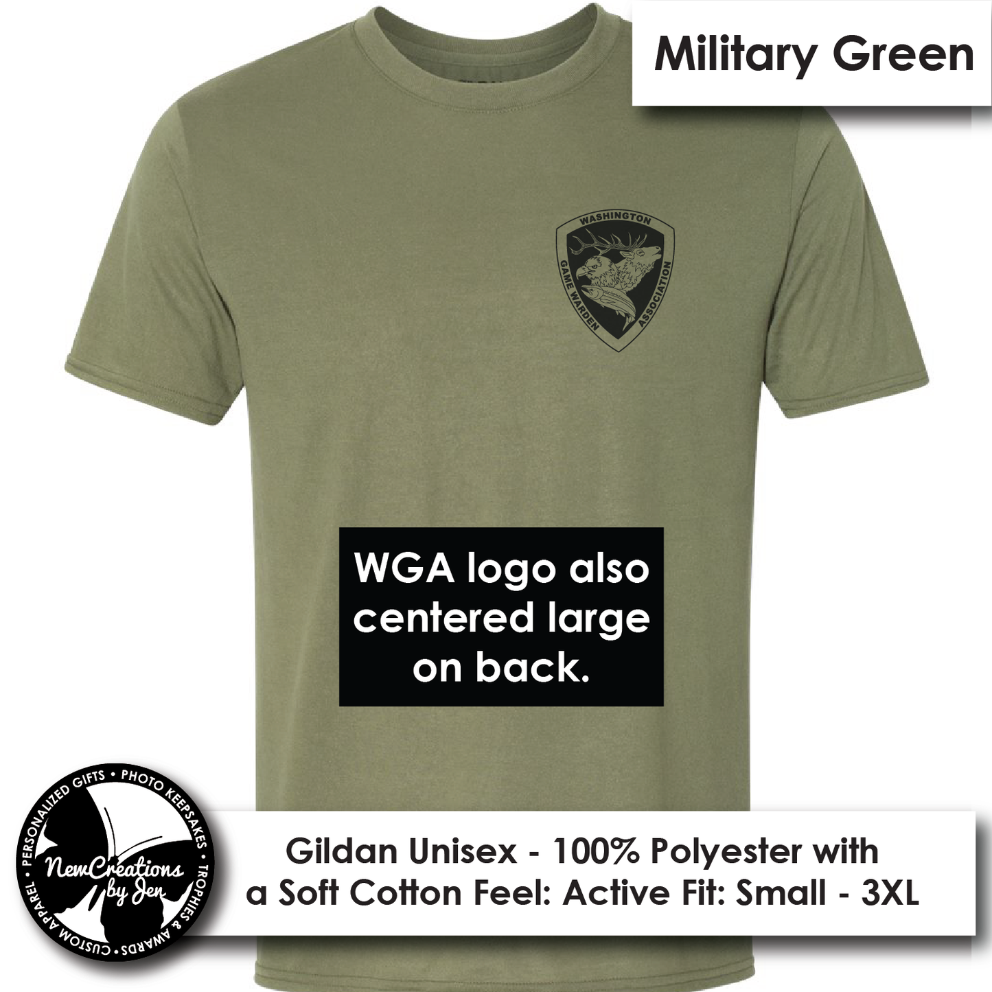 WGA - Camiseta ligera unisex