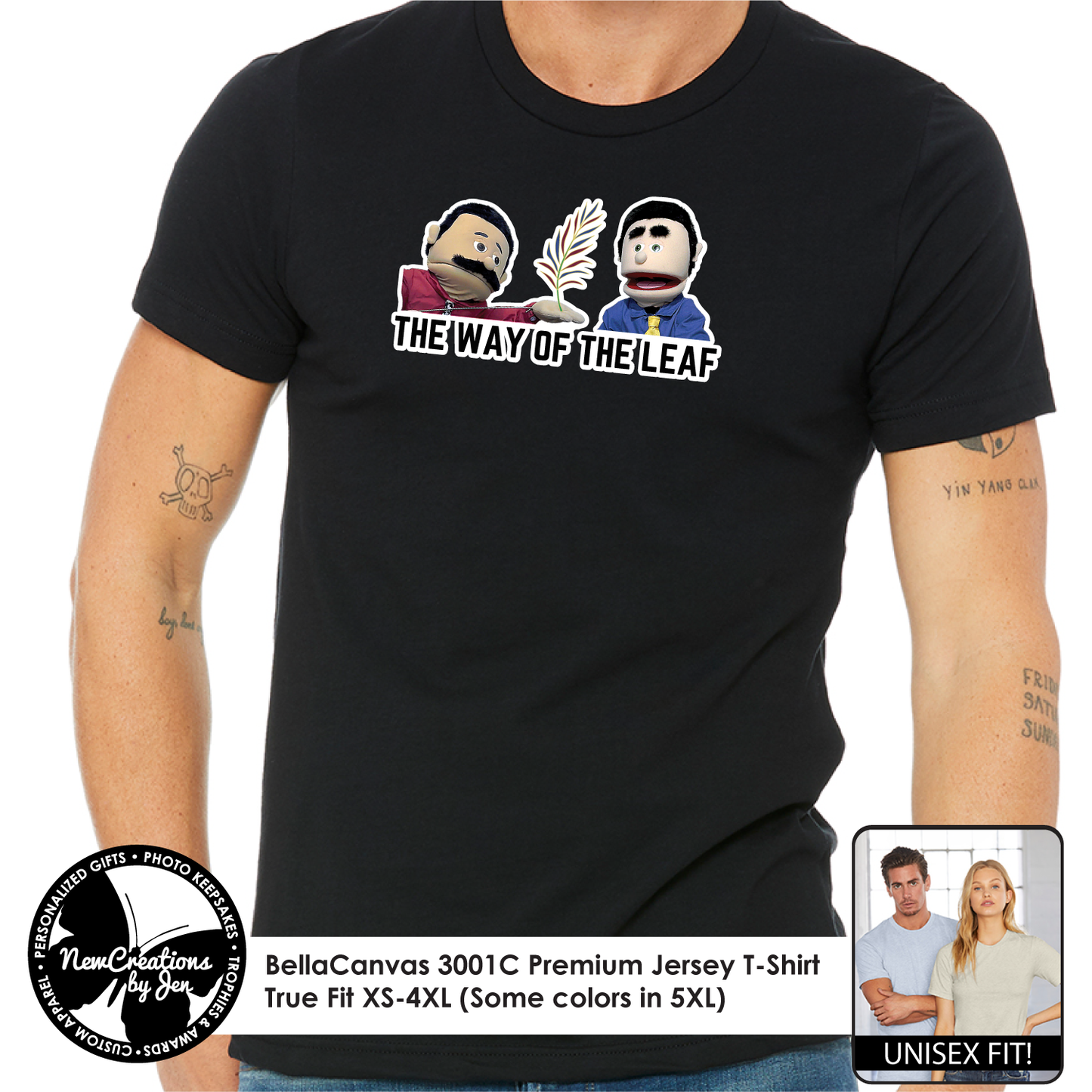 The Way of the Leaf Unisex Premium BellaCanvas  T-Shirt