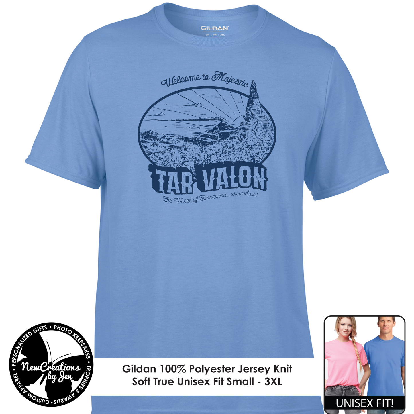 Welcome to Tar Valon - Wheel of Time Inspired  Souvenir Lightweight  Tees