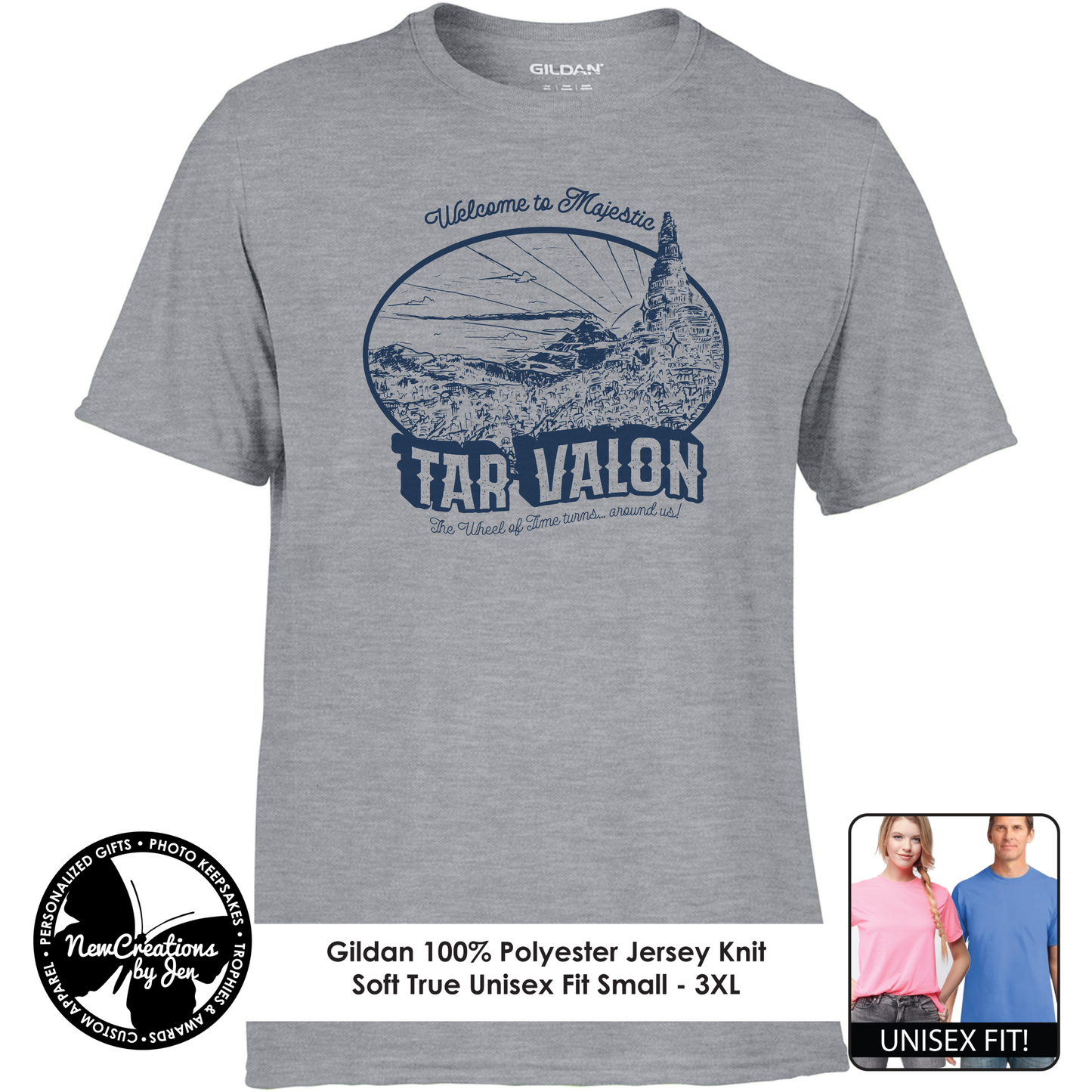 Welcome to Tar Valon - Wheel of Time Inspired  Souvenir Lightweight  Tees