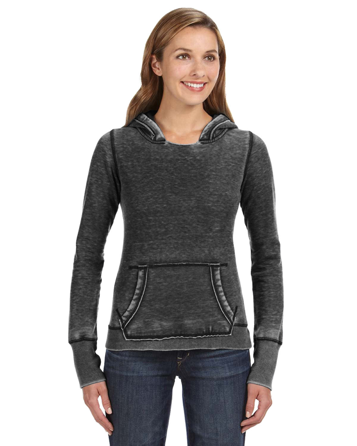 Ladies' Zen Pullover Fleece Hood JA8912