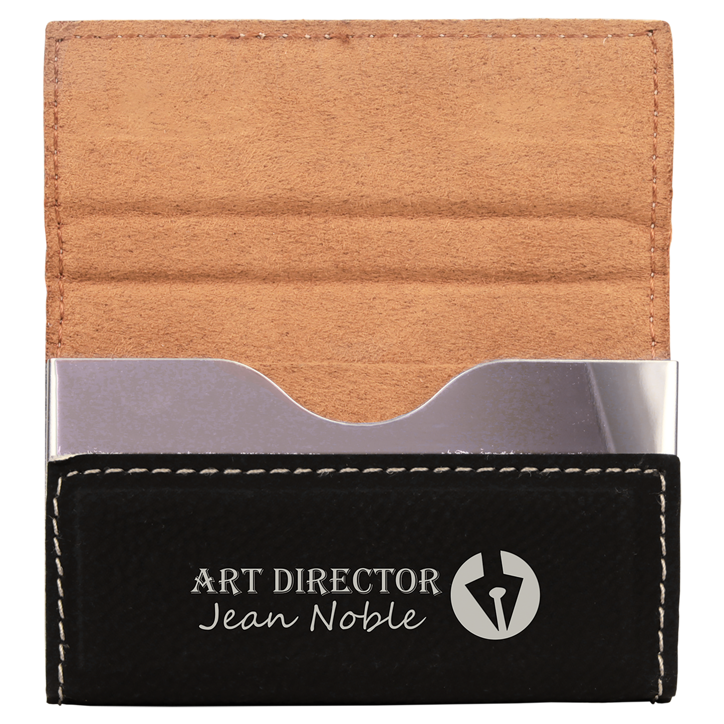 Leatherette Hard Card Case