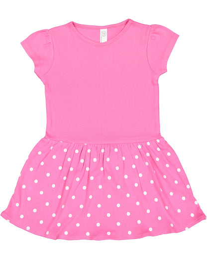 Toddler Baby Rib Dress 2T-5-6