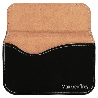 Leatherette Flexible Card Case