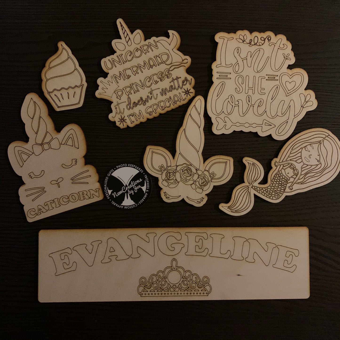 Princess Name Sign + Extras