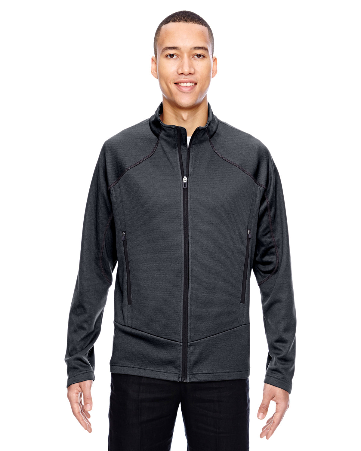 Chaqueta de espalda cepillada bicolor Cadence Interactive para hombre de Ash City - North End