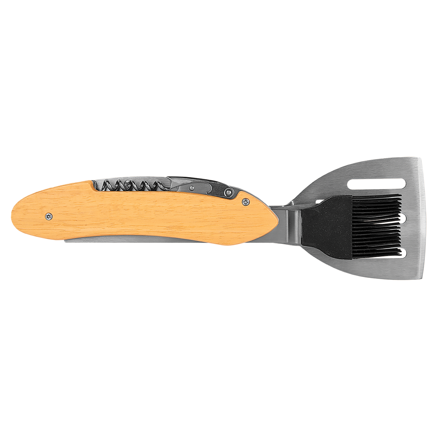 Herramienta para barbacoa 5 en 1 grabada