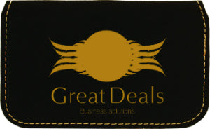 Leatherette Flexible Card Case